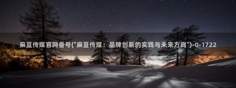 麻豆专题整理：麻豆传媒官网番号(\
