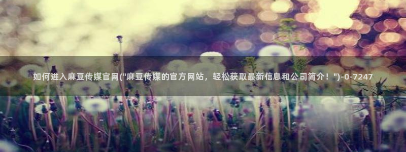 麻豆视频专题维护